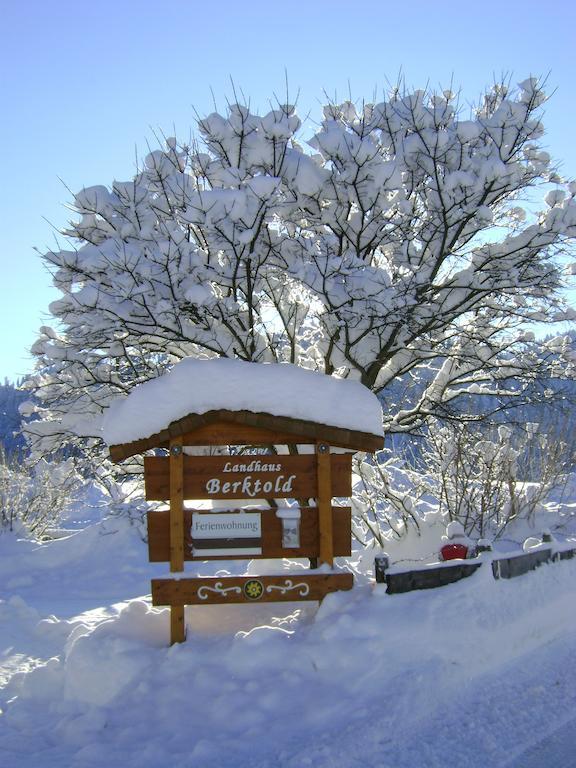 Landhaus Berktold Obermaiselstein Exteriör bild